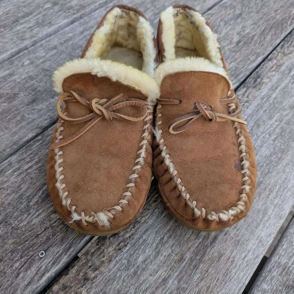 Llbean Men's Brown and Tan Slippers